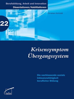 cover image of Krisensymptom Übergangssystem